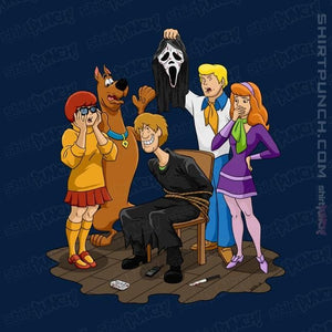 Secret_Shirts Magnets / 3"x3" / Navy Scooby Suprise