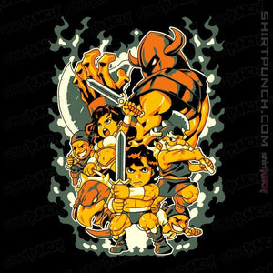 Shirts Magnets / 3"x3" / Black Golden Axe Heroes