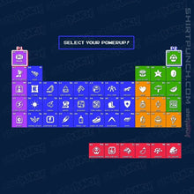 Load image into Gallery viewer, Secret_Shirts Magnets / 3&quot;x3&quot; / Navy Periodic Table of Powerups
