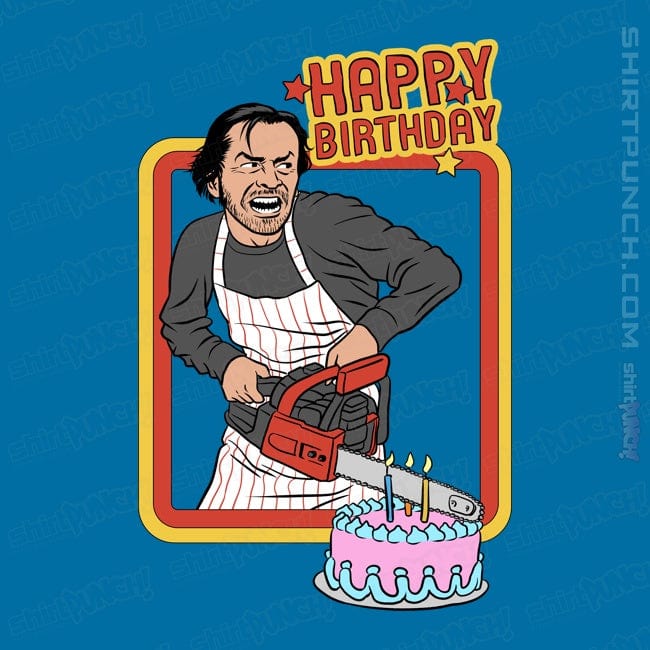 Shirts Magnets / 3"x3" / Sapphire Happy Birthday!