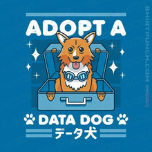 Load image into Gallery viewer, Shirts Magnets / 3&quot;x3&quot; / Sapphire Adopt A Data Dog
