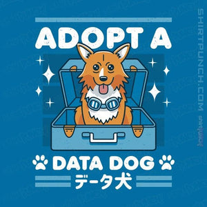 Shirts Magnets / 3"x3" / Sapphire Adopt A Data Dog