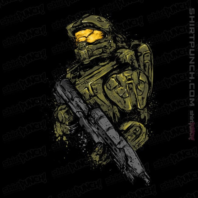 Shirts Magnets / 3"x3" / Black Master Chief