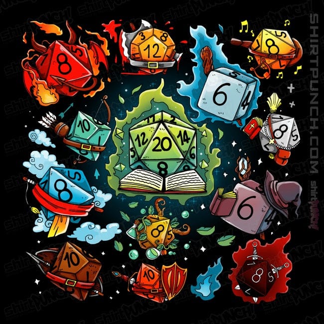 Shirts Magnets / 3"x3" / Black World Of Dice