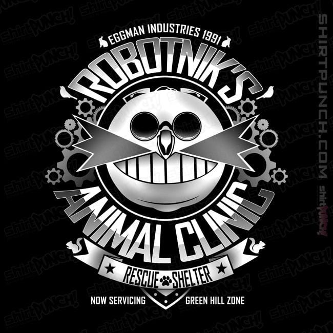 Secret_Shirts Magnets / 3"x3" / Black Robotnik's Animal Clinic