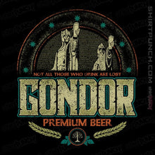 Load image into Gallery viewer, Daily_Deal_Shirts Magnets / 3&quot;x3&quot; / Black Gondor Beer
