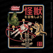 Load image into Gallery viewer, Secret_Shirts Magnets / 3&quot;x3&quot; / Black Summon Kaiju
