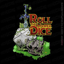 Load image into Gallery viewer, Secret_Shirts Magnets / 3&quot;x3&quot; / Black Roll The Master Dice
