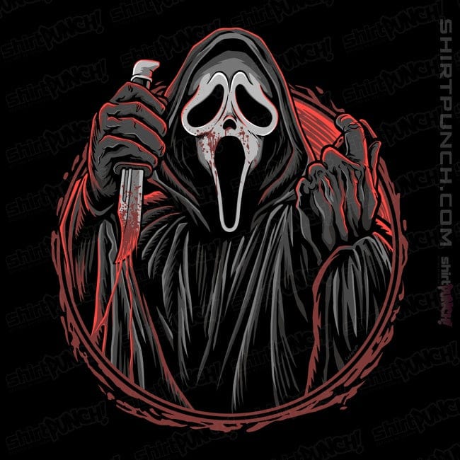 Daily_Deal_Shirts Magnets / 3"x3" / Black The Woodsboro Slasher