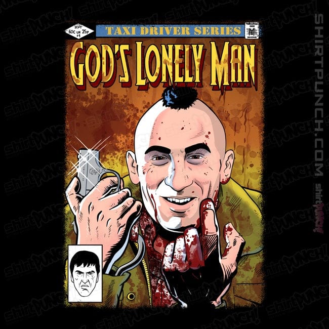 Secret_Shirts Magnets / 3"x3" / Black God's Lonely Man