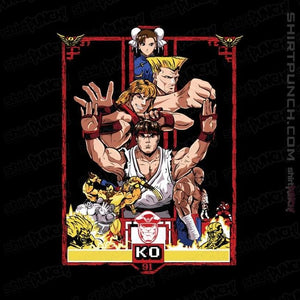 Secret_Shirts Magnets / 3"x3" / Black Enter The Street Fighter