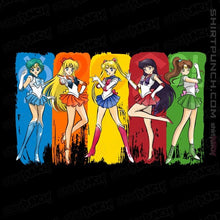Load image into Gallery viewer, Daily_Deal_Shirts Magnets / 3&quot;x3&quot; / Black The Sailor Scouts
