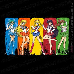 Daily_Deal_Shirts Magnets / 3"x3" / Black The Sailor Scouts