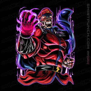 Daily_Deal_Shirts Magnets / 3"x3" / Black Bison Fighter