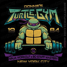 Load image into Gallery viewer, Daily_Deal_Shirts Magnets / 3&quot;x3&quot; / Black Donnie&#39;s Turtle Gym
