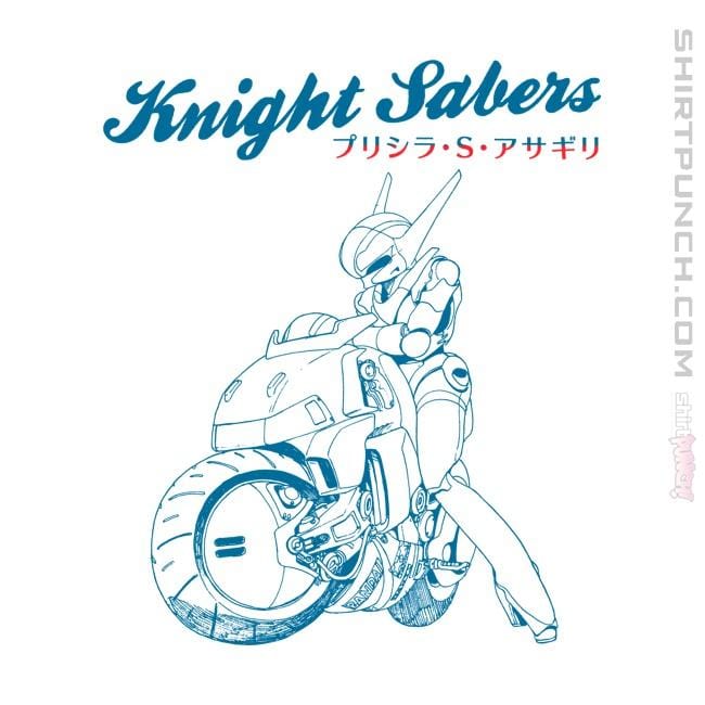 Shirts Magnets / 3"x3" / White Knight Sabers