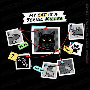 Daily_Deal_Shirts Magnets / 3"x3" / Black Cat Killer