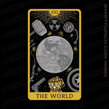 Load image into Gallery viewer, Shirts Magnets / 3&quot;x3&quot; / Black Tarot The World
