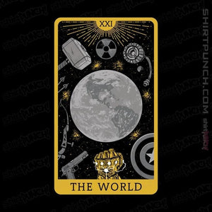 Shirts Magnets / 3"x3" / Black Tarot The World
