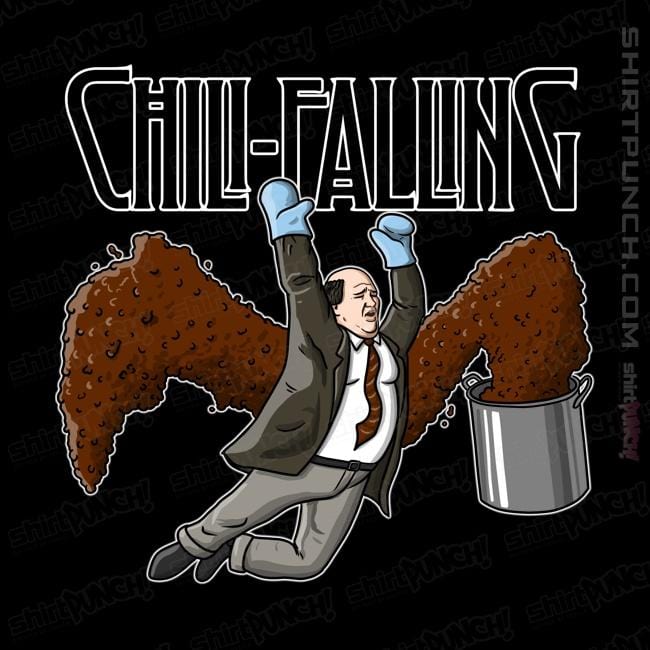 Shirts Magnets / 3"x3" / Black Chili-Falling