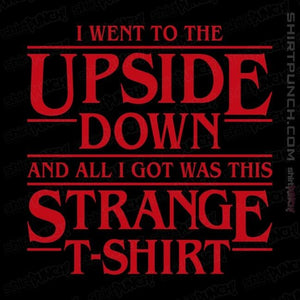 Shirts Magnets / 3"x3" / Black I Went To The Upside Down