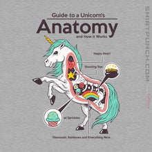 Load image into Gallery viewer, Shirts Magnets / 3&quot;x3&quot; / Sports Grey Anatomy Of A Unicorn
