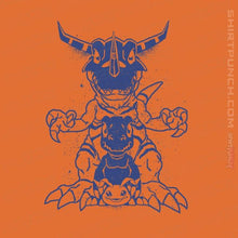 Load image into Gallery viewer, Secret_Shirts Magnets / 3&quot;x3&quot; / Orange Digimon Evolution
