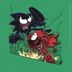 Secret_Shirts Magnets / 3"x3" / Irish Green Knuckles Vs Sonic
