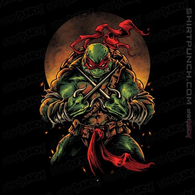 Secret_Shirts Magnets / 3"x3" / Black TMNT Raph