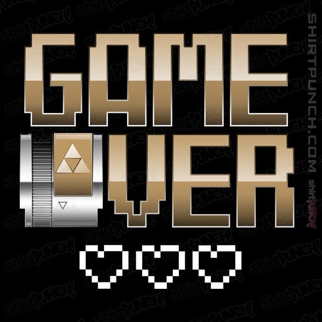 Shirts Magnets / 3"x3" / Black Game Over