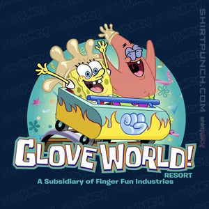 Secret_Shirts Magnets / 3"x3" / Navy Glove World