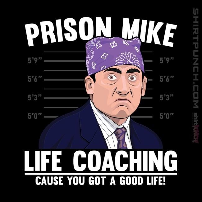 Shirts Magnets / 3"x3" / Black Prison Mike