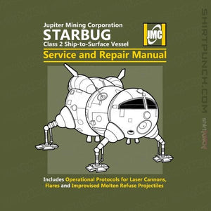 Shirts Magnets / 3"x3" / Military Green Starbug Repair Manual