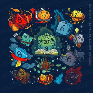 Shirts Magnets / 3"x3" / Navy DiceWorld