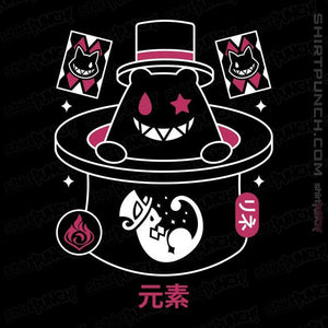 Secret_Shirts Magnets / 3"x3" / Black Magician Hat Monster