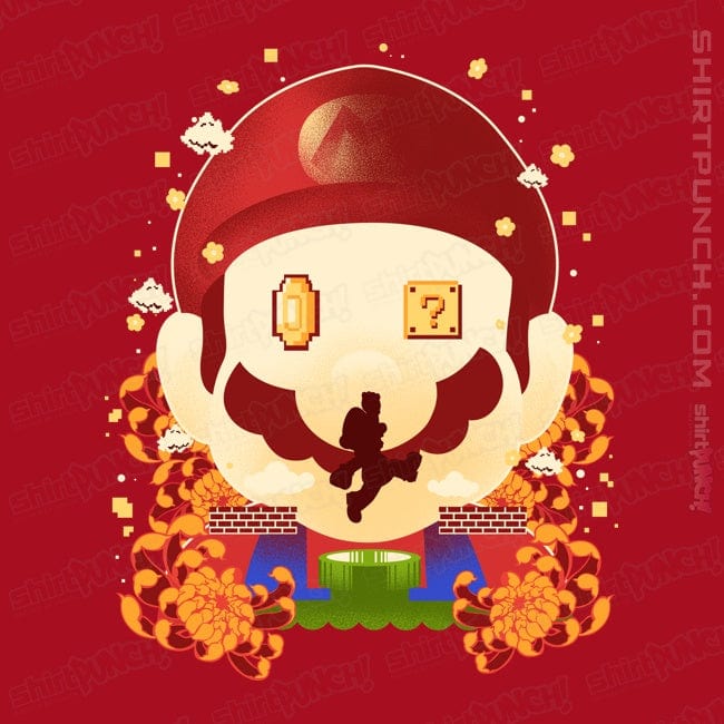 Daily_Deal_Shirts Magnets / 3"x3" / Red Mario Memories