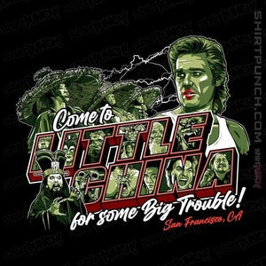 Daily_Deal_Shirts Magnets / 3"x3" / Black Come To Little China