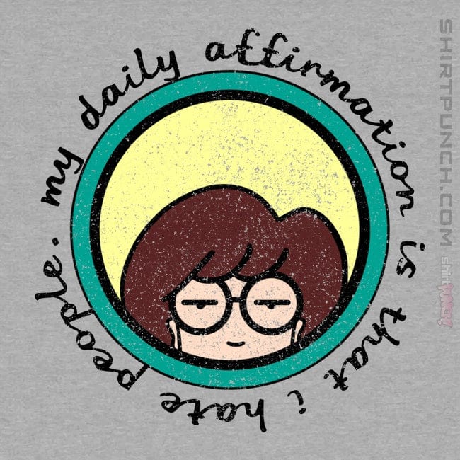 Secret_Shirts Magnets / 3"x3" / Sports Grey I Hate People