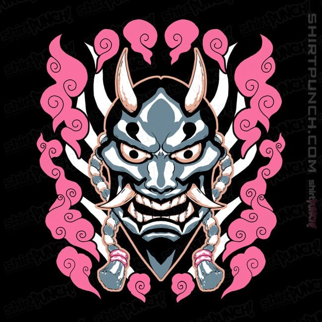 Shirts Magnets / 3"x3" / Black Hannya Mask