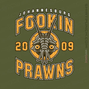 Shirts Magnets / 3"x3" / Military Green Joburg Prawns