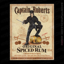 Load image into Gallery viewer, Daily_Deal_Shirts Magnets / 3&quot;x3&quot; / Black Captain Roberts Spiced Rum
