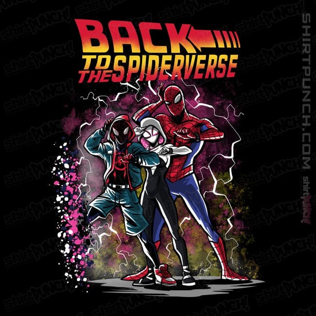 Secret_Shirts Magnets / 3"x3" / Black Back To The Spiderverse