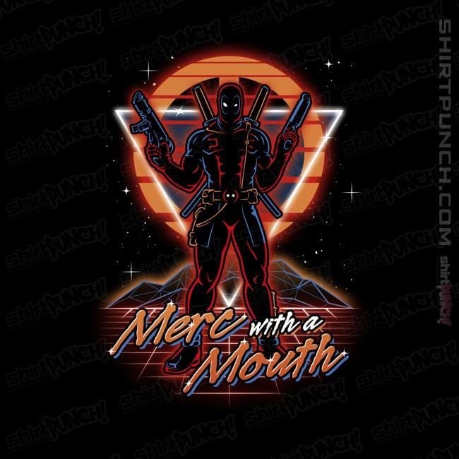 Shirts Magnets / 3"x3" / Black Retro Mercenary