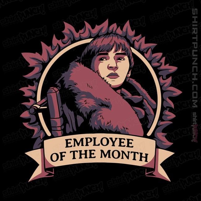 Shirts Magnets / 3"x3" / Black Employee Of The Month