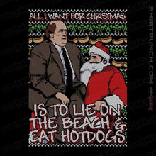 Load image into Gallery viewer, Shirts Magnets / 3&quot;x3&quot; / Black Santa&#39;s Lap
