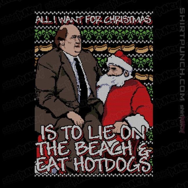 Shirts Magnets / 3"x3" / Black Santa's Lap