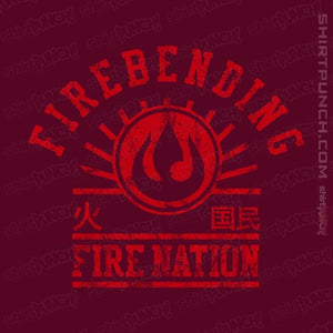 Shirts Magnets / 3"x3" / Maroon Fire Bending