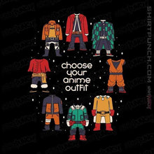 Load image into Gallery viewer, Shirts Magnets / 3&quot;x3&quot; / Black Choose Your Anime Outfit
