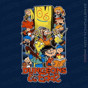 Secret_Shirts Magnets / 3"x3" / Navy Dungeons And Edds