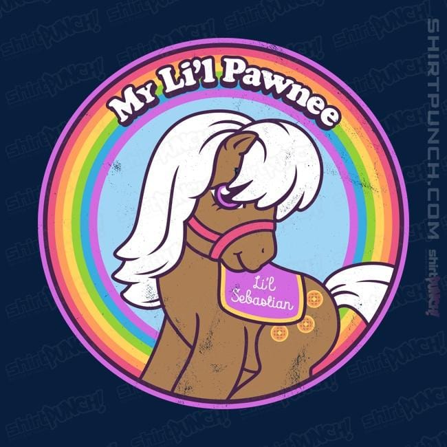 Shirts Magnets / 3"x3" / Navy My Li'l Pawnee